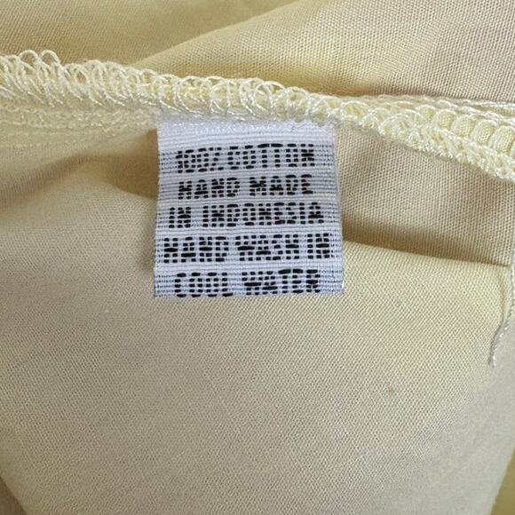 Laneway the Label Forever Button Down Relaxed Casual Luxury Shirt in Butter S/M - Picture 6 of 7